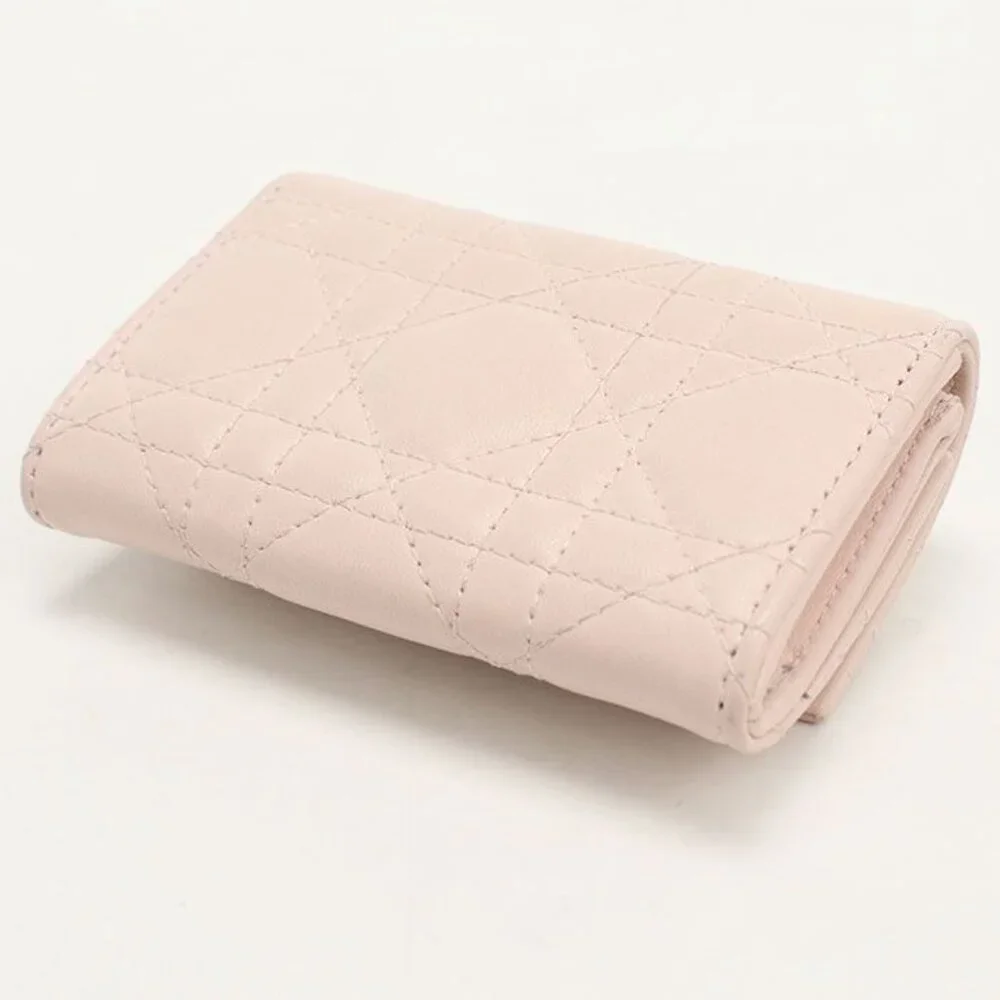 Dior Glycine Wallet Joli Bifold Lambskin